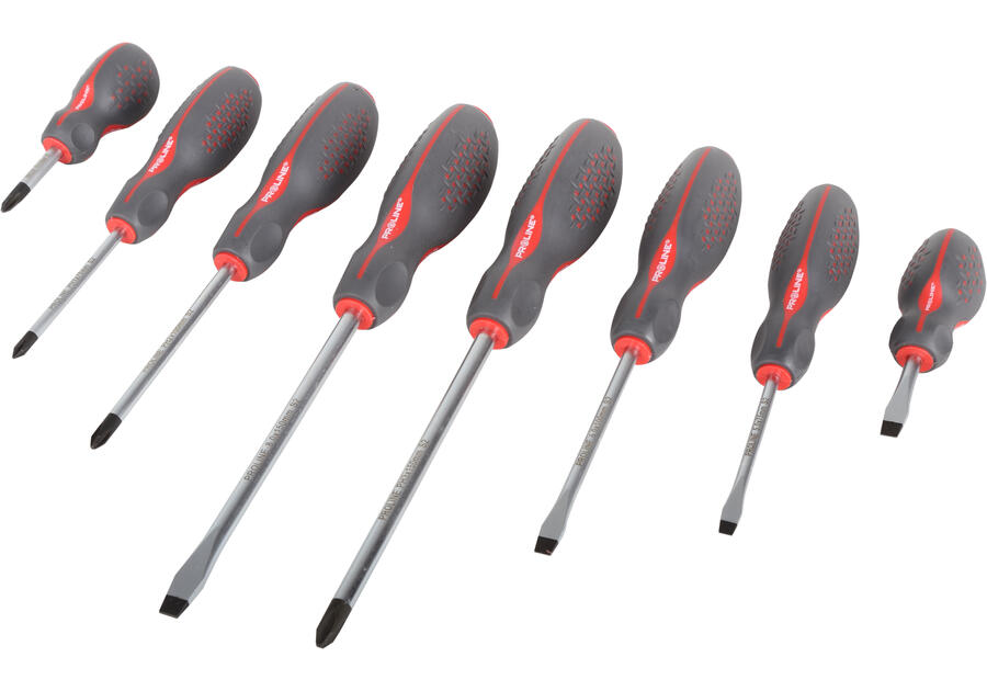 Zdjęcie: Wkrętak płaski 8.0x150 mm, S2, soft touch PROLINE