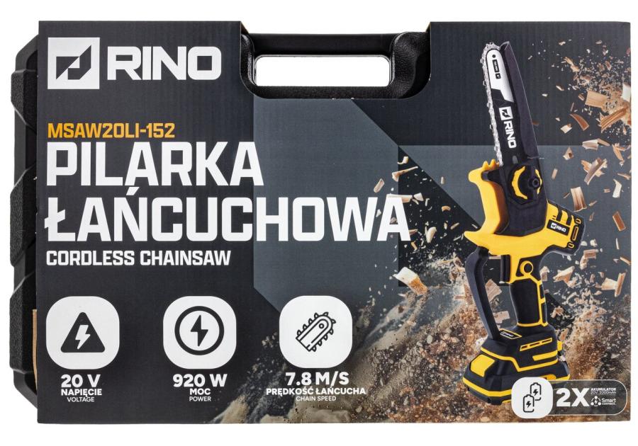 Zdjęcie: Pilarka łańcuchowa akumulatorowa 20 V MSAW20LI-152 RINO