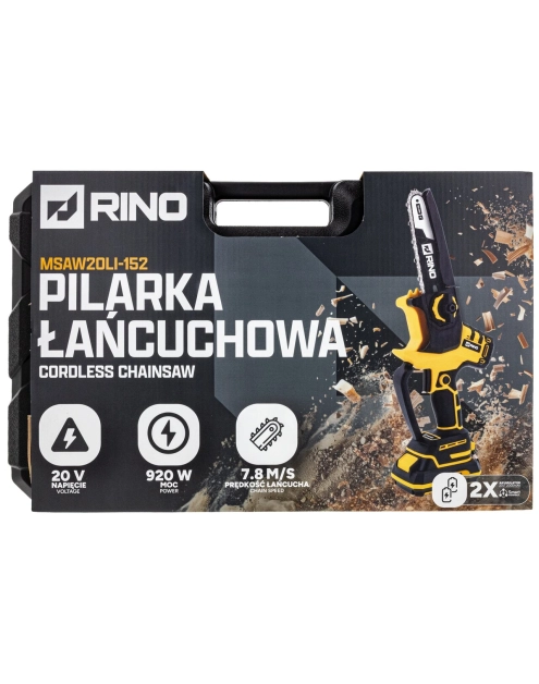 Zdjęcie: Pilarka łańcuchowa akumulatorowa 20 V MSAW20LI-152 RINO