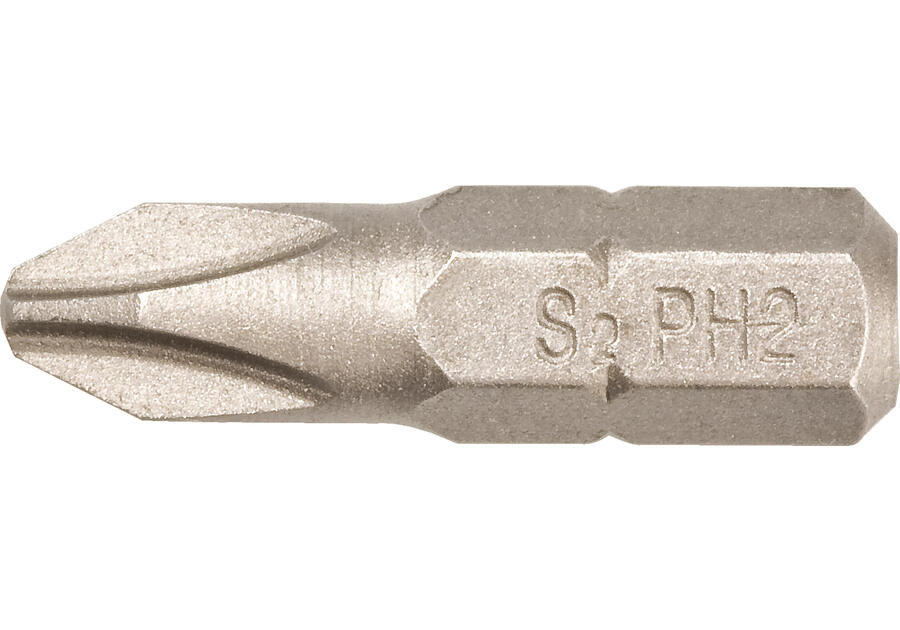 Zdjęcie: Końcówki wkrętakowe PH2 x 25 mm, 20 sztuk GRAPHITE