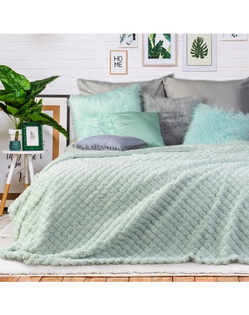 Zdjęcie: Narzuta Mella 200x220 cm miętowa EUROFIRANY