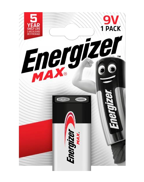 Zdjęcie: Bateria Max 9 V 6LR61 alkaliczna 1 sztuka ENERGIZER