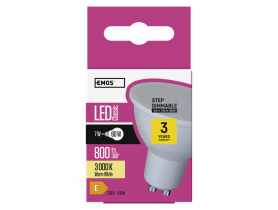 Żarówka LED Classic MR16 GU10, 7 W (60 W) 800 lm ciepła biel, ściemnialna EMOS