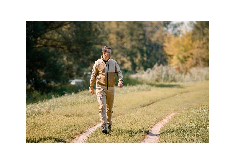 Zdjęcie: Spodnie robocze Outddor typu jogger, beżowe, rozmiar XL GTX