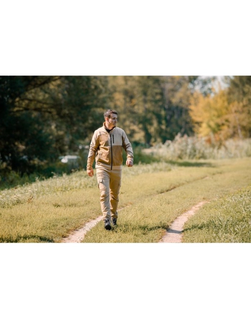 Zdjęcie: Spodnie robocze Outddor typu jogger, beżowe, rozmiar XL GTX