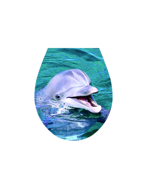 Zdjęcie: Naklejka na deskę sedesową 3 D Delfin TYCNER