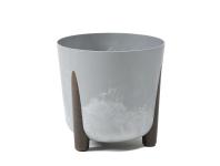 Zdjęcie: Donica Frida 300 mm Eco recycled, szary beton LAMELA