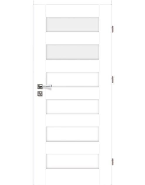 Zdjęcie: Drzwi wewnętrzne 90 cm prawe biały Zitron 50 VOSTER
