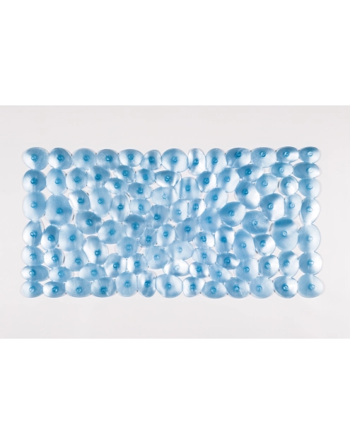 Zdjęcie: Mata do wanny Stone 71x36 cm niebieska EUROMAT