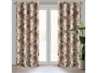 Zdjęcie: Zasłona gotowa Lari 140x250 cm ciemnobeżowy EUROFIRANY