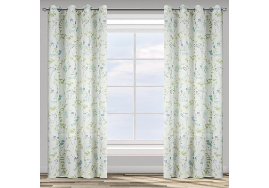 Zdjęcie: Zasłona gotowa D91 Mia 140x250 cm biały EUROFIRANY