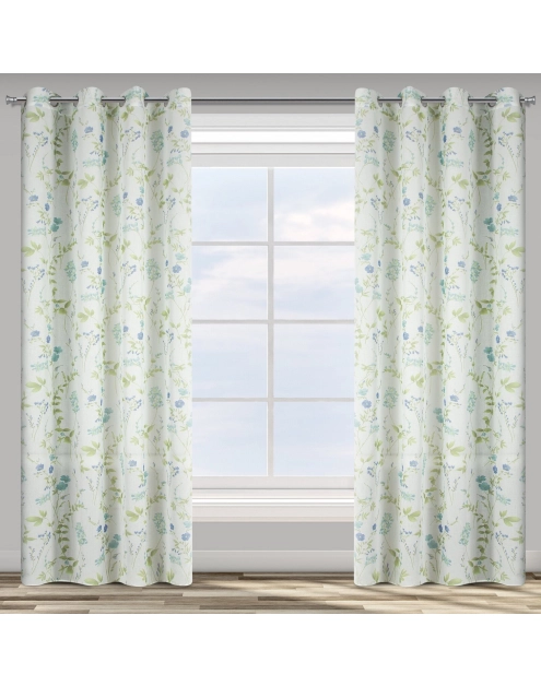 Zdjęcie: Zasłona gotowa D91 Mia 140x250 cm biały EUROFIRANY