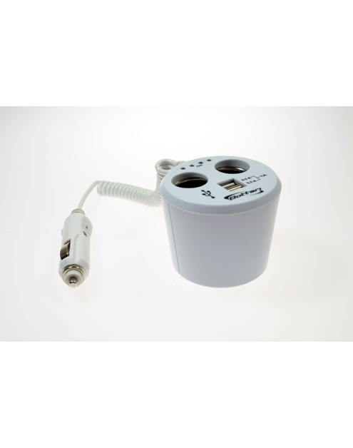 Zdjęcie: Rozgałęziacz 2 gniazda 1 USB 1 AMP, 12V/24V power-station BOTTARI