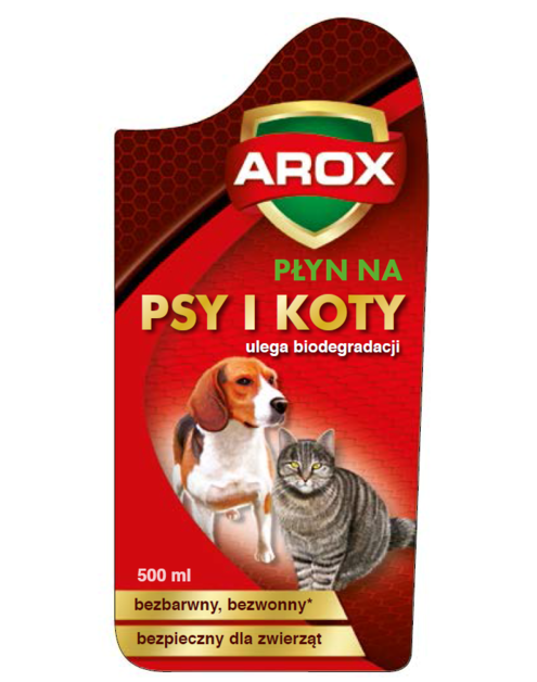 Zdjęcie: Płyn odstraszający psy i koty Arox 0,5 L AGRECOL
