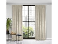 Zdjęcie: Zasłona gotowa D91 Rosa na taśmie 140 x 270 cm beżowy EUROFIRANY