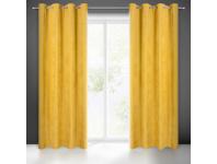 Zdjęcie: Zasłona gotowa Julie 140x250 cm musztardowy EUROFIRANY