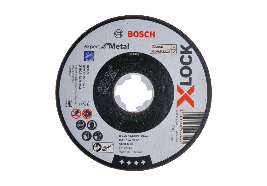 Zdjęcie: Tarcza do cięcia metalu X-Lock 125 mm BOSCH