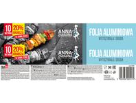 Zdjęcie: Folia aluminiowa 10 m rolka ANNA ZARADNA
