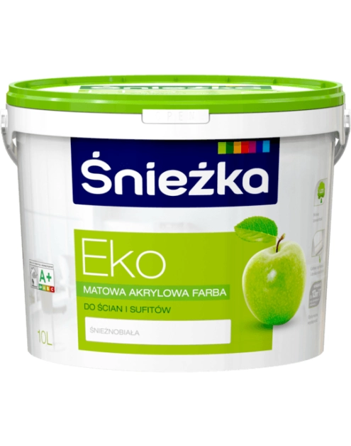 Zdjęcie: Farba EKO biały 10L ŚNIEŻKA