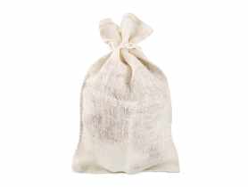 Worek jutowy 40x60 cm dekoracyjny kremowy TIN TOURS