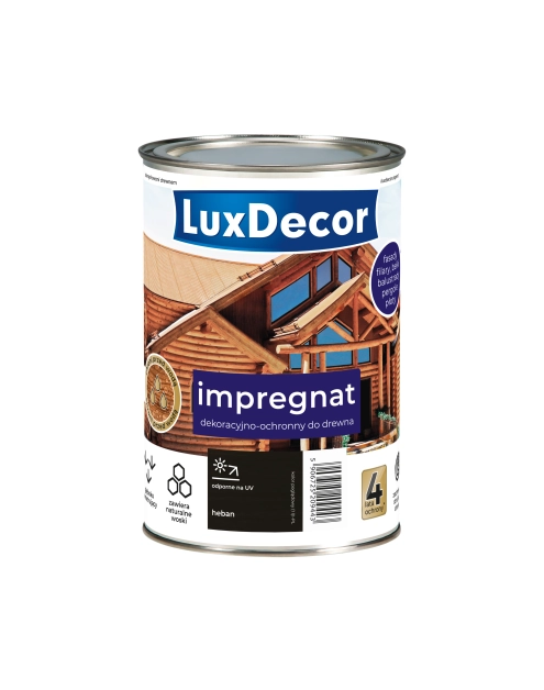 Zdjęcie: Impregnat do drewna 1 L heban LUXDECOR