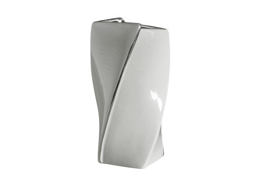 Zdjęcie: Wazon Kelsi 15x15x25 cm popiel-srebrny EUROFIRANY
