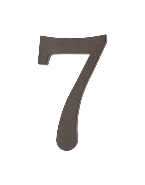 Zdjęcie: Cyfra 7 plastikowa brązowa 180 mm METRO