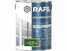 Emalia chlorokauczukowa zielony liściasty RAL6002 5 L RAFIL