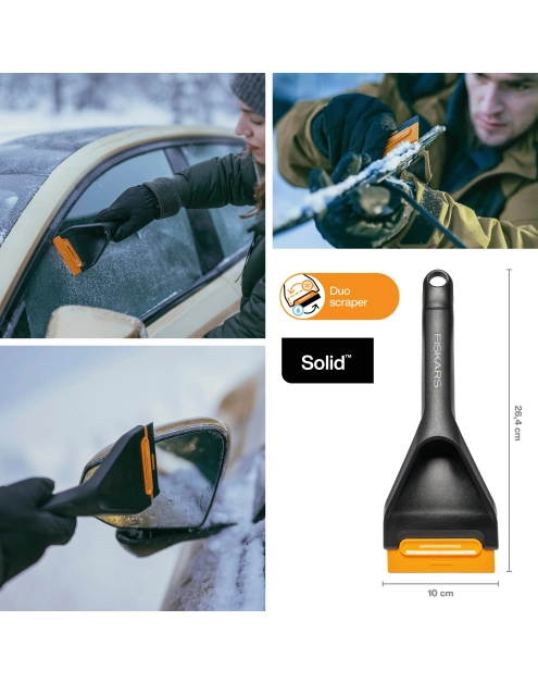 Zdjęcie: Samochodowy skrobak do odśnieżania podwójny Solid FISKARS