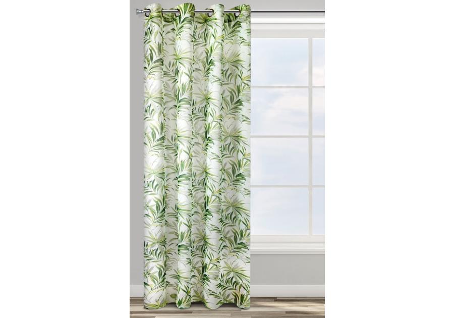 Zdjęcie: Zasłona gotowa D91 Nancy 140x250 cm zielony EUROFIRANY