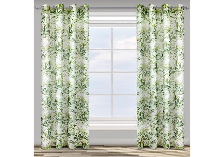 Zdjęcie: Zasłona gotowa D91 Nancy 140x250 cm zielony EUROFIRANY