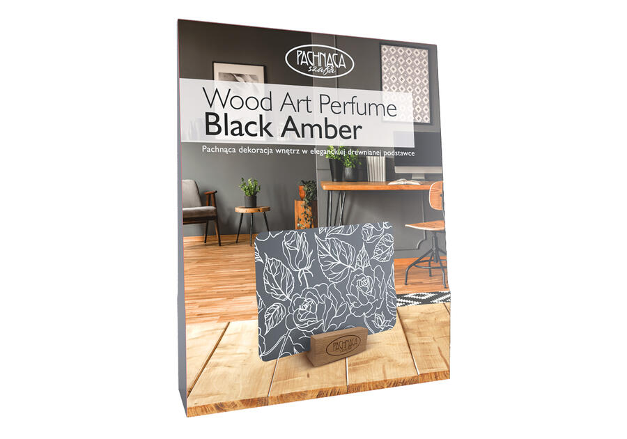 Zdjęcie: Odświeżacz wood art. perfume black amber PACHNĄCA SZAFA