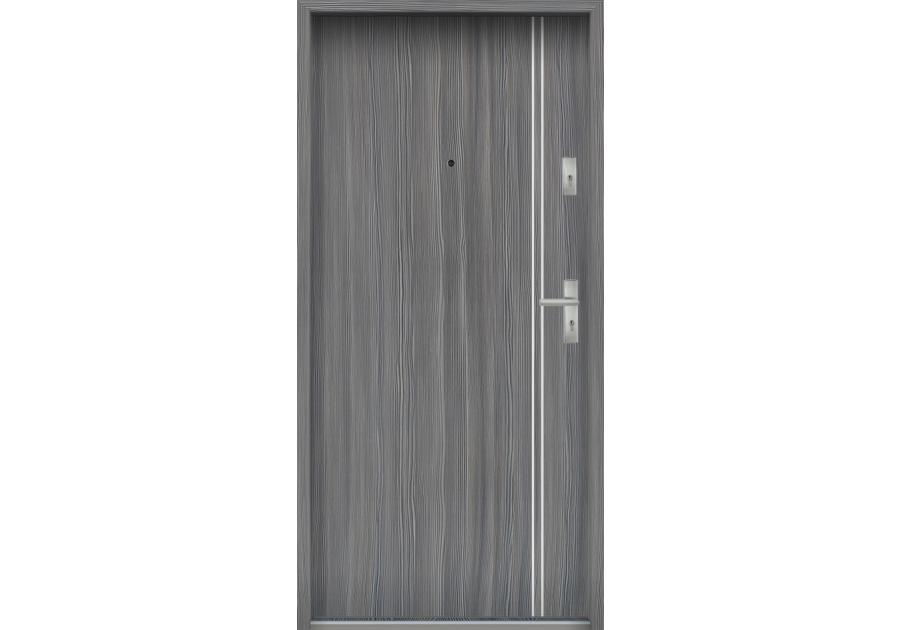 Zdjęcie: Drzwi wejściowe do mieszkań Bastion A-37 Mokka 90 cm lewe ODO KR CENTER