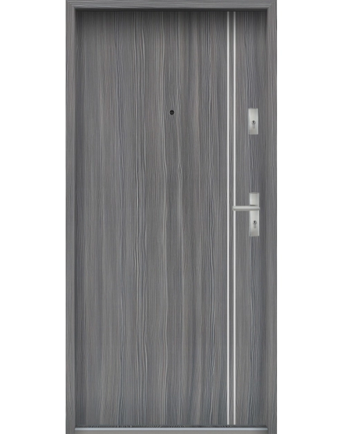Zdjęcie: Drzwi wejściowe do mieszkań Bastion A-37 Mokka 90 cm lewe ODO KR CENTER
