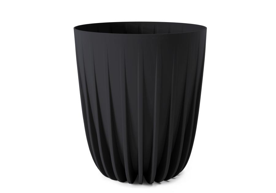 Zdjęcie: Doniczka Mira Eco recycled 390 mm czarny LAMELA