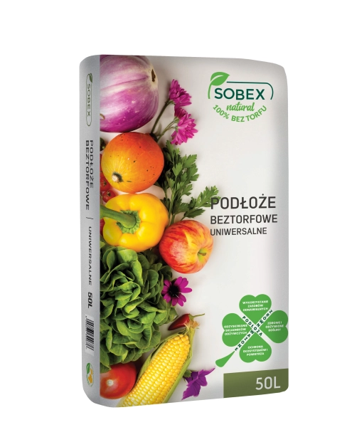 Zdjęcie: Podłoże beztorfowe uniwersalne 50 L SOBEX