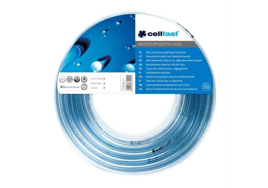 Zdjęcie: Wąż niezbrojony ogólnego stosowania 0,4 x 0,1 cm 500 cm CELLFAST