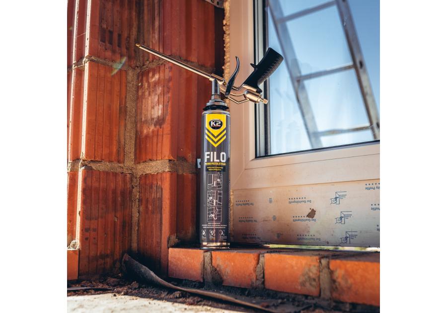 Zdjęcie: Piana montażowa pistoletowa Filo 750 ml K2