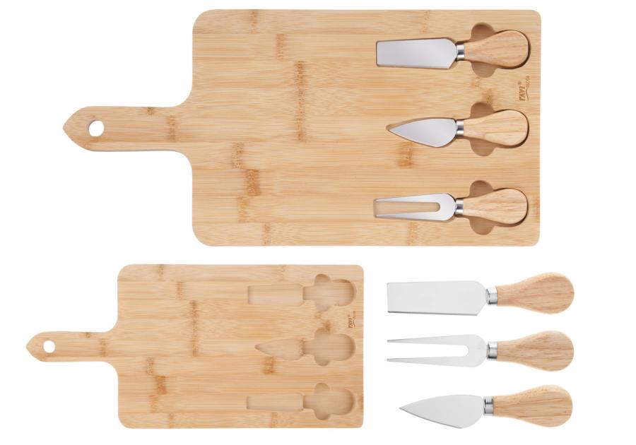 Zdjęcie: Zestaw bambusowy do serów 91879 RAVI