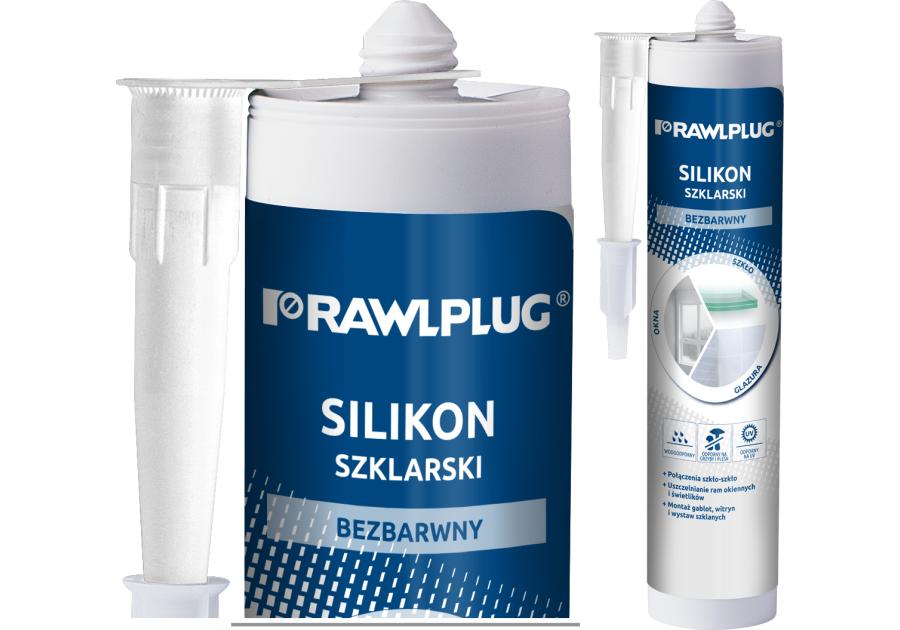 Zdjęcie: Silikon szklarski bezbarwny - kartusz plastikowy - 300 ml