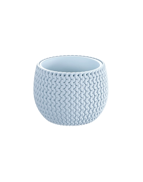 Zdjęcie: Doniczka Splofy Bowl lodowy szary 18 cm PROSPERPLAST