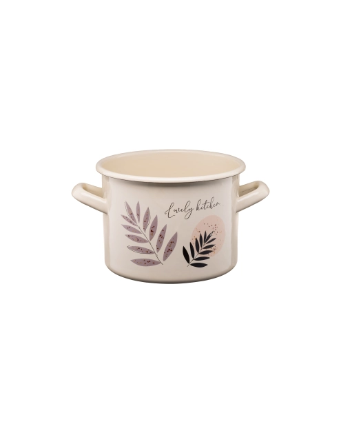Zdjęcie: Garnek emaliowany z kalką Flores 16 cm/2,4 L wzór 3 GALICJA