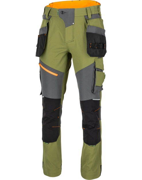 Zdjęcie: Spodnie Stretch zielone "L", CE, LAHTI PRO