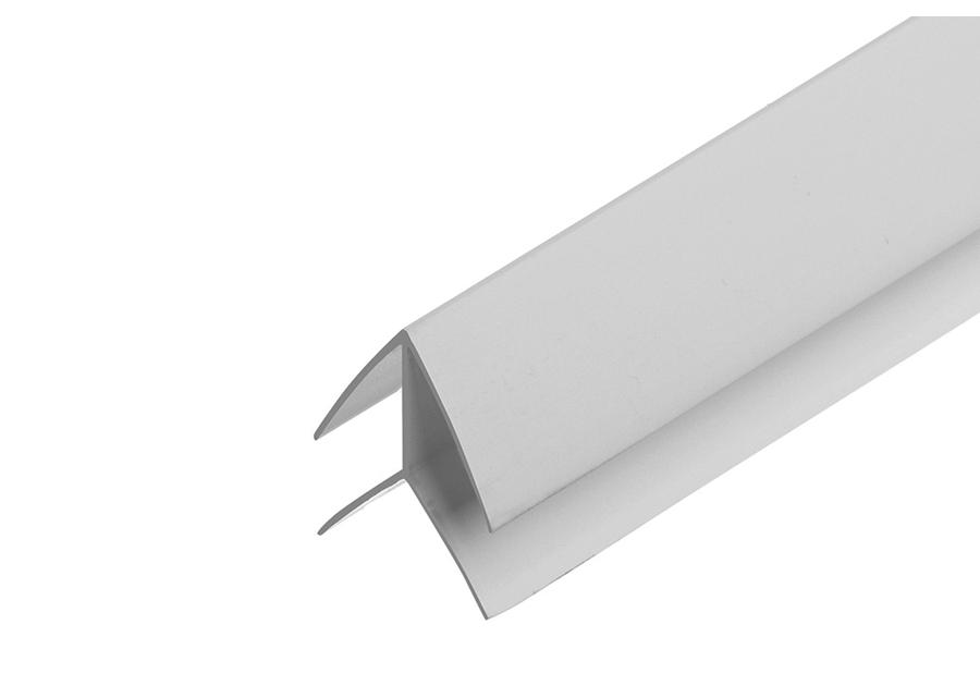 Zdjęcie: Listwa kątowa zewnętrzna do paneli ściennych PVC 3 m Szara Jasna CEZAR