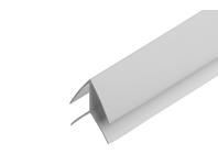 Zdjęcie: Listwa kątowa zewnętrzna do paneli ściennych PVC 3 m Szara Jasna CEZAR