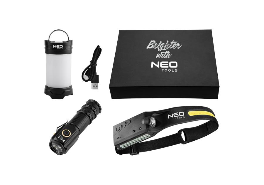 Zdjęcie: Zestaw oświetleniowy survivalowy 3 w 1 NEO TOOLS