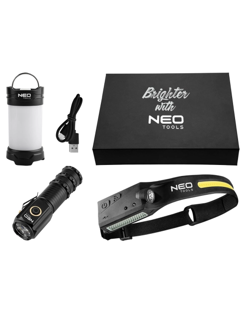 Zdjęcie: Zestaw oświetleniowy survivalowy 3 w 1 NEO TOOLS