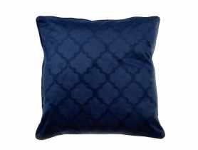 Poszewka welwetowa Maroko 45x45 cm morska CHIC HOME