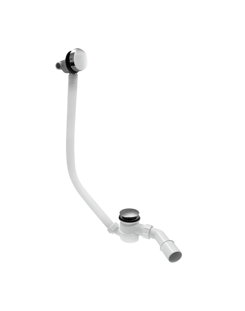 Zdjęcie: Zestaw odpływowo-przelewowy wannowy z odejściem 40/50 mm klik-klak MCALPINE