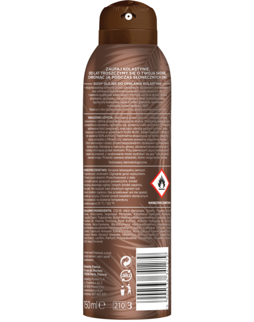 Zdjęcie: Olejek do opalania w mgiełce SPF20 Coconut Paradise 0,15 L suchy KOLASTYNA